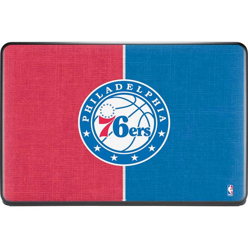 NBA Philadelphia 76ers Canvas Split Google Pixelbook Go Skin